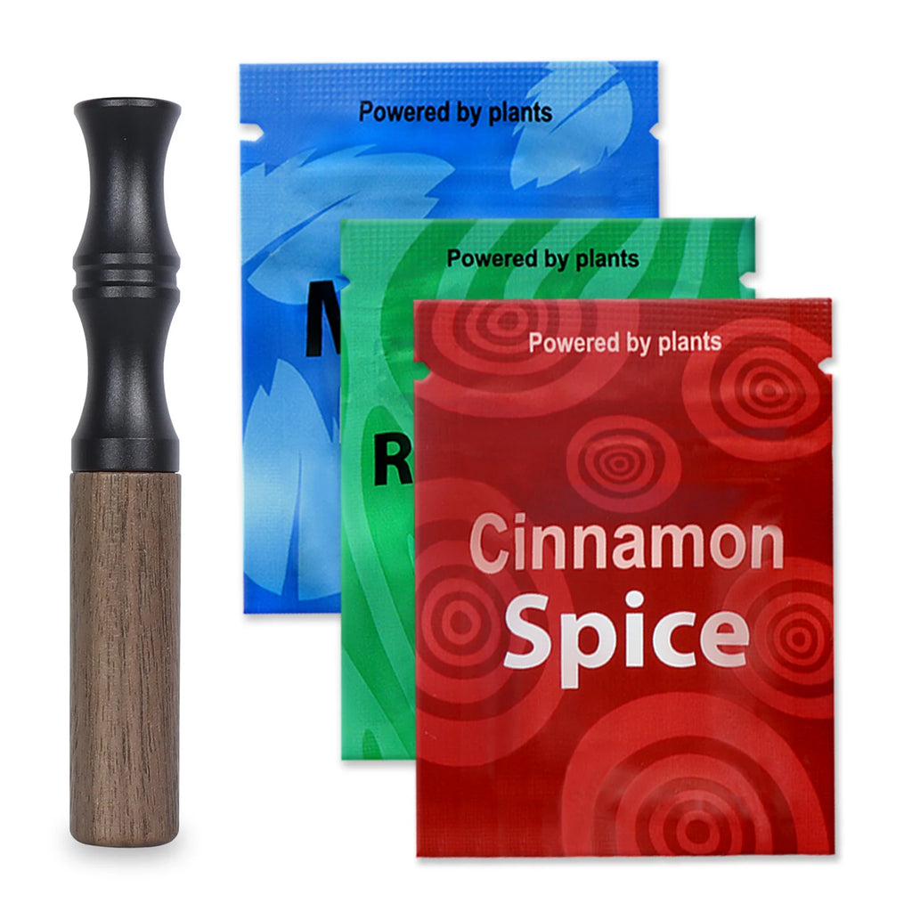 Quit Smoking Inhaler Stick Natural Flavors Stop Smoking Wood Stick Craving Relief Inhaler Smokeless Air Inhaler Aromatherapy