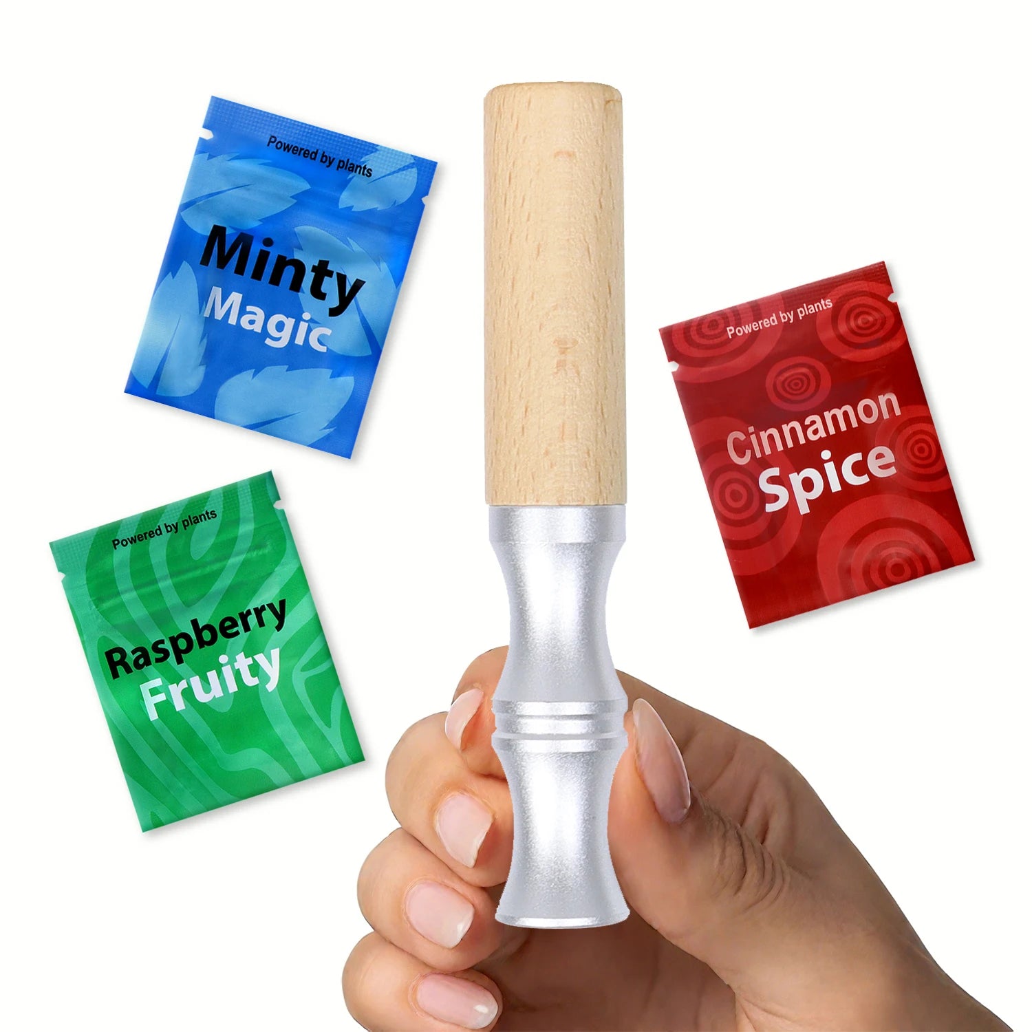 Quit Smoking Inhaler Stick Natural Flavors Stop Smoking Wood Stick Craving Relief Inhaler Smokeless Air Inhaler Aromatherapy