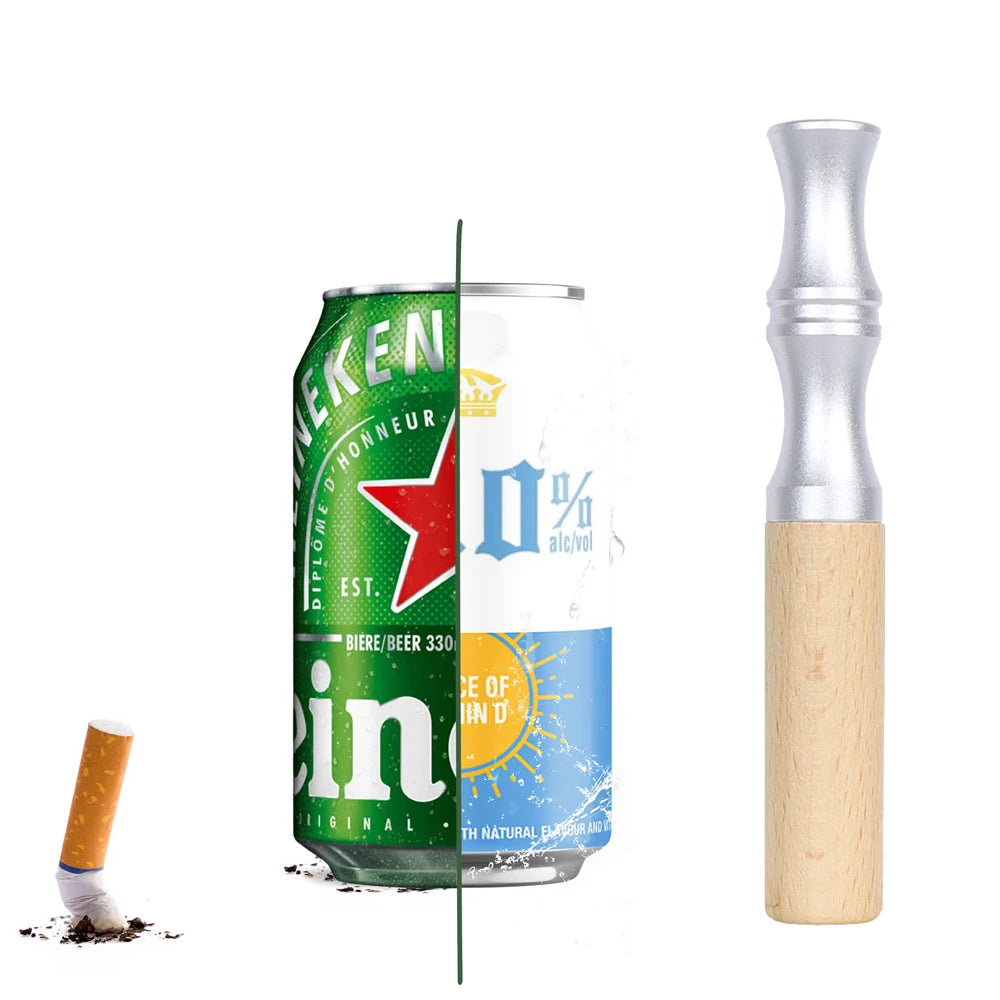 Quit Smoking Inhaler Stick Natural Flavors Stop Smoking Wood Stick Craving Relief Inhaler Smokeless Air Inhaler Aromatherapy